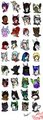 Many, many busts