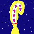 MLP Yu-Gi-Oh Card Art Here Comes Christmas Candy Cane