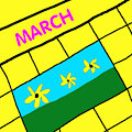 MLP Yu-Gi-Oh Card Art Daffodils in March