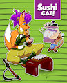 Sushi Cat! by LizardAge