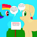 Asking Discord'd Applejack