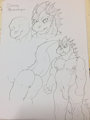 My pet dragon fish wip by VoNN3s