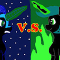Nightmare Moon vs Queen Chrysalis