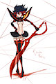 Ryuko Matoi+SPEEDPAINT by CobaltPie