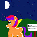 MLP Yu-Gi-Oh Card Art MLP Pearly Tangerine Twinkle