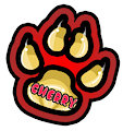 paw badge <3 (Cherry)