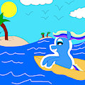 MLP Yu-Gi-Oh Card Art MLP Luminous Seaspray
