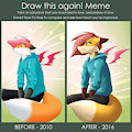 Draw this again! meme by kiyochii