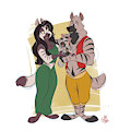 Happy Yena Family by hyenafur