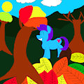 MLP Yu-Gi-Oh Card Art MLP November Wild Prarie Rose