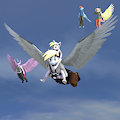 A Family in Flight