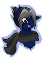 Crescent Eclipse Badgey Gift by VioletRose