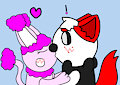 Cotton's first kissy~ <3
