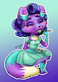  Chibi commission - Aqua Moon
