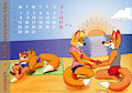 Fox Calendar 2016 - August