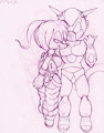 Jayden the Buuchidna and Kyle the Dark :S: