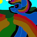MLP Yu-Gi-Oh Card Art MEP Painbow Lash