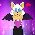 Rouge the Bat Kiss by ArtKross