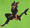 "Sheba the Nom Shark" by FelisRandomis    