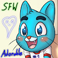 Giddy Little Gumball! (Commission)
