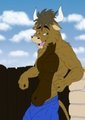 Posing Bull