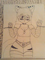alex in lingerie
