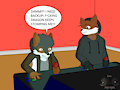 Gaming Foxes by JTgrayfire