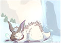 Sleepy Lagombi by Rhekara
