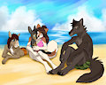 Beach day by JupiterMoon