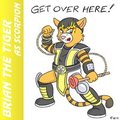 Fighting Spirits: Brian the Tiger as Scorpion
