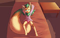 Relaxing In Bed by Wolf