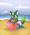 [C] Beachball in the beach