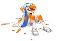 Splatted Inkling by Oddwarg
