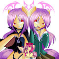 Pretty mare and Vampire