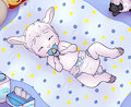 [C] Cute little lamb by UniaMoon