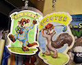 Oliver and Scooter badges