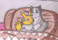 Sweet bed together by SoliderWesker by Boxice