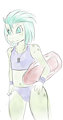 Random characters giveaway: Frog Girl