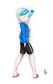 Female Sans by KairiBunny