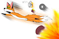 Foxy Chibi: Turbo Dismount by Ranos