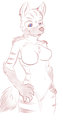 Pretty Aardwolf by GraceTheGoldenFurred