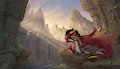 Dragon mountains by Etrii