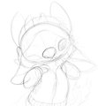 Stitch in a hoodie, or something.