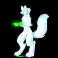Glowing wolf