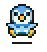 Pokemon's Piplup SNES Final Fantasy style sprite (2)
