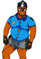 Cop Bear by Funeralpaws