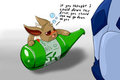 Soju Eevee by DarkGate