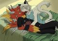 Sora and Mia Study Time by hifox