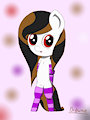 Blacklight Pony (chibi) by Biggysam