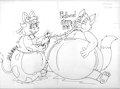 Maggie Inflates Gato303 by Gato303